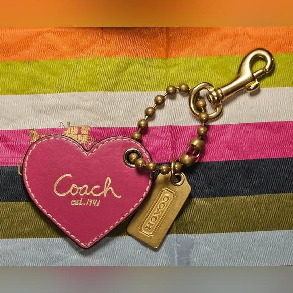 Coach Handbags - Coach Bleecker Heart Bag Charm